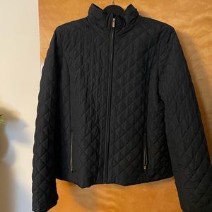 J Crew Quilted Puffer Jacket Black XL